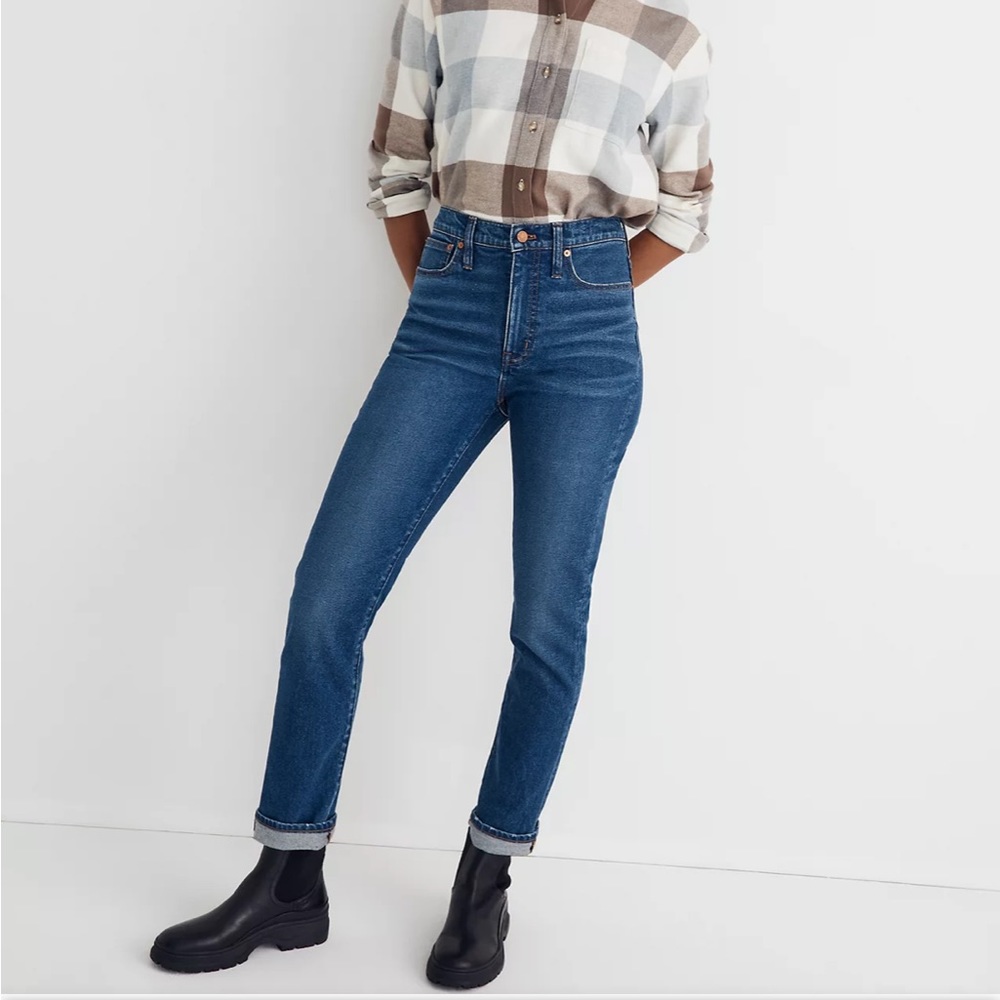 Madewell • the high rise slim boyjean size 29